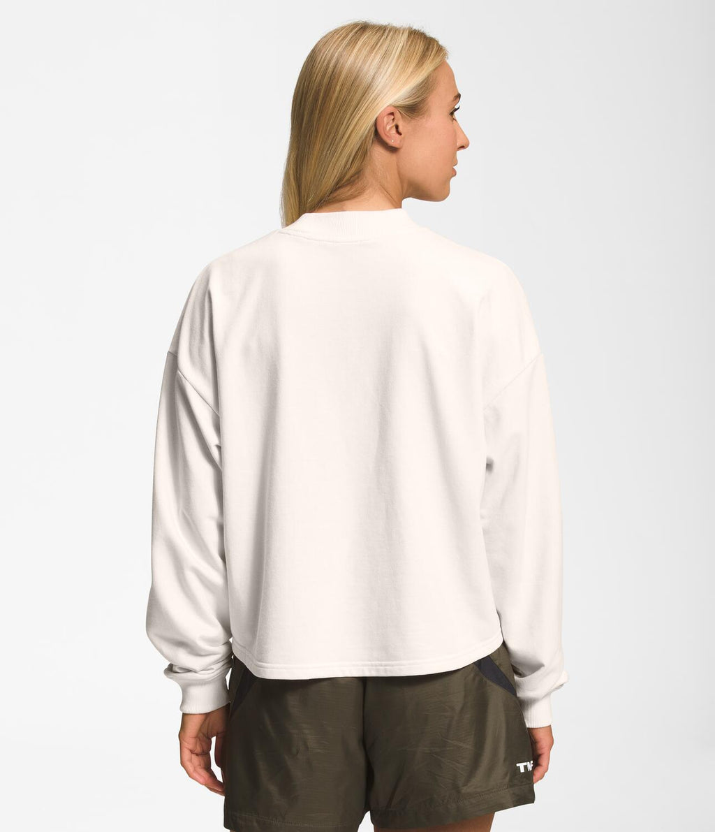 Buzo Simple Logo Crew Blanco Mujer The North Face