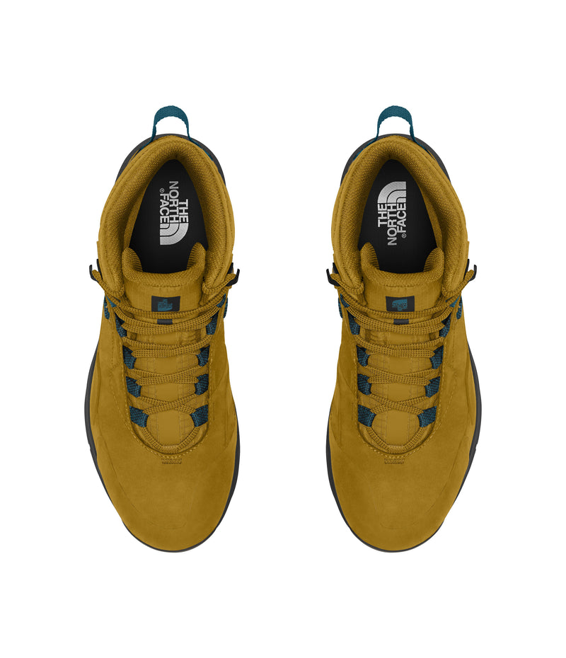 Tenis Cragstone Leather Mid Wp Amarillos Hombre The North Face