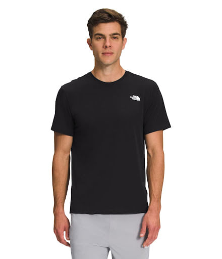 Camiseta Wander S/S Manga Corta Hombre Negra The North Face