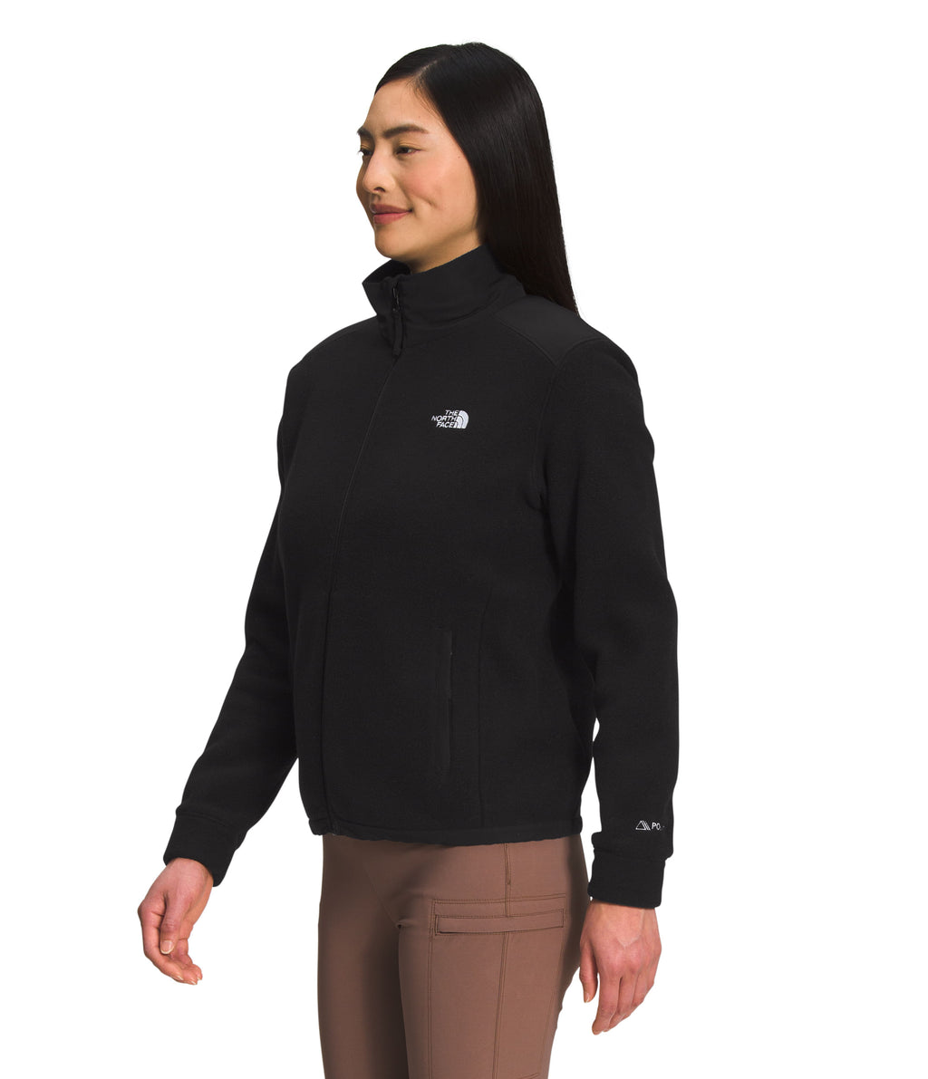 Chompa Alpine Polartec 200 Fz Polar Negra Mujer The North Face