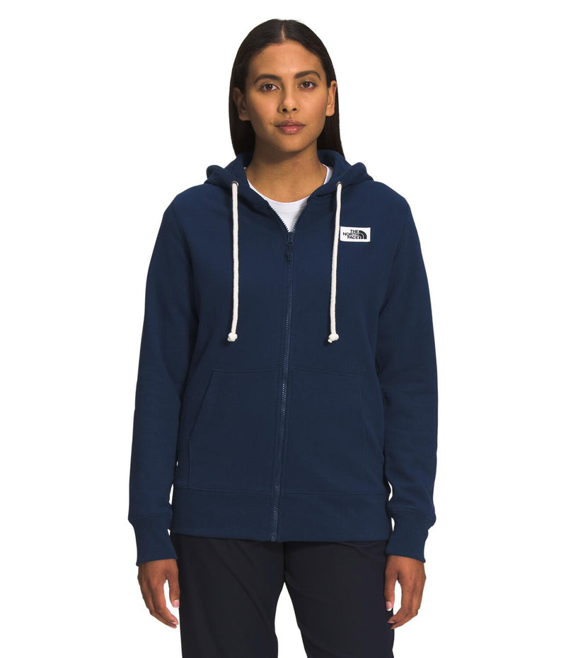 Buzo Heritage Patch Full Zip Hoodie Azul Mujer The North Face - imagen 1