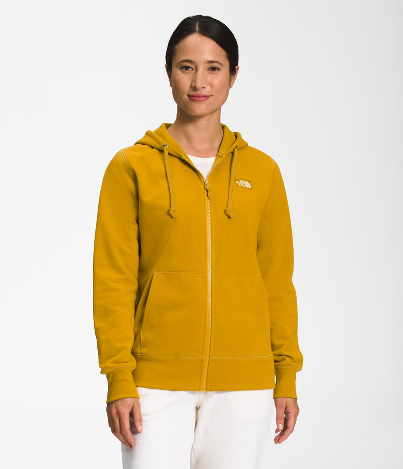 Buzo Heritage Patch Full Zip Hoodie Amarillo Mujer The North Face - imagen 1