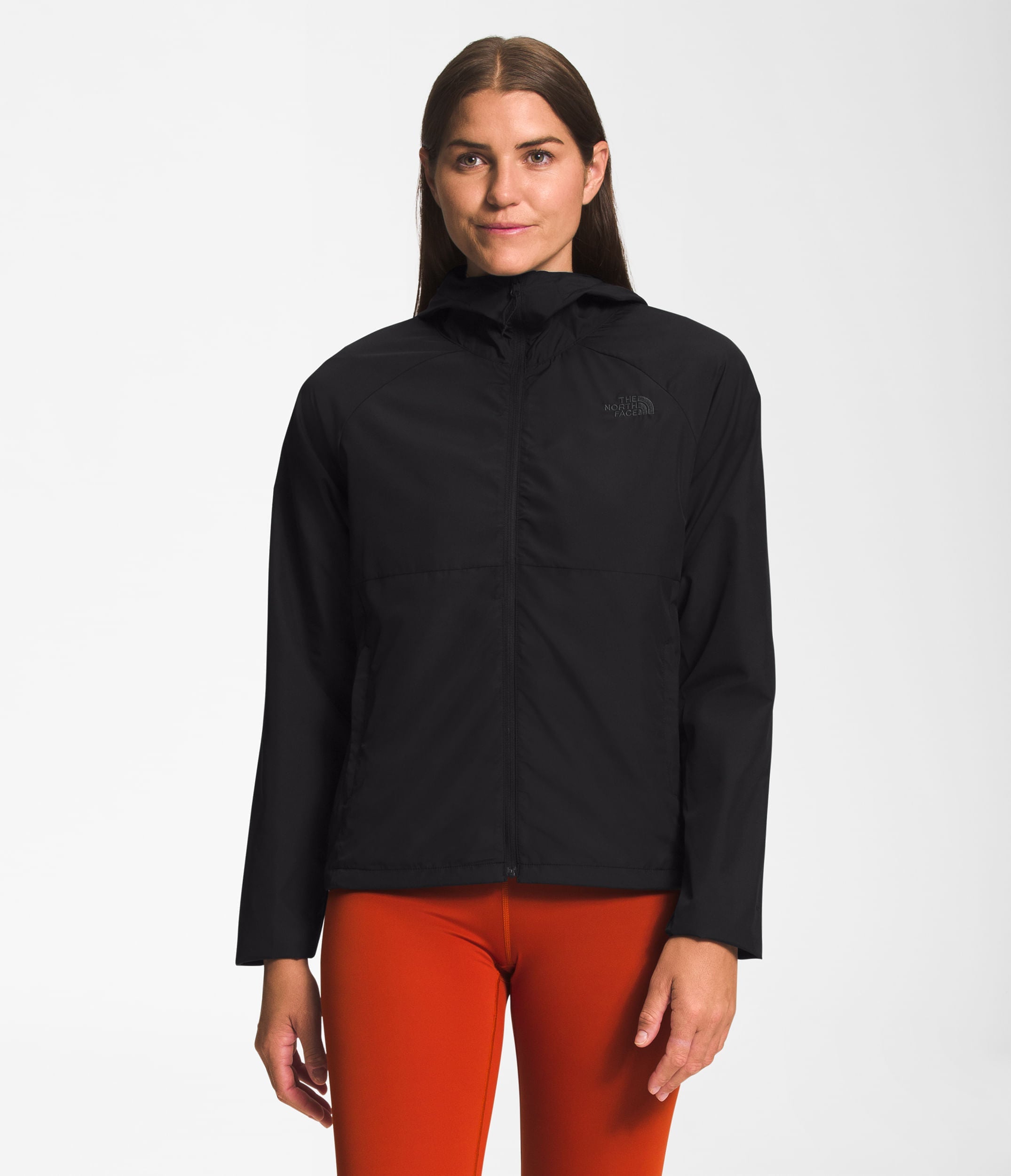 Chompa Flyweight Hoodie 2.0 Rompevientos Negra Mujer The North Face - imagen 1
