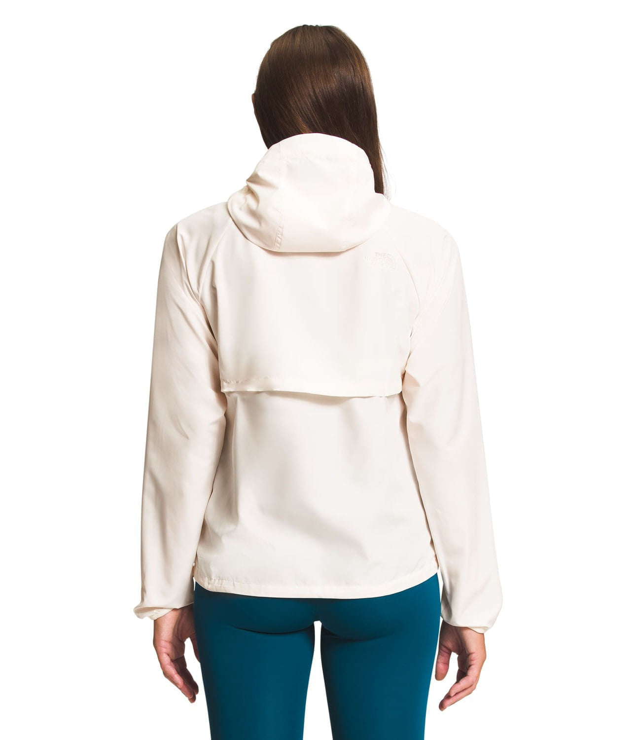 Chompa Flyweight Hoodie 2.0 Rompevientos Beige Mujer The North Face - imagen 2