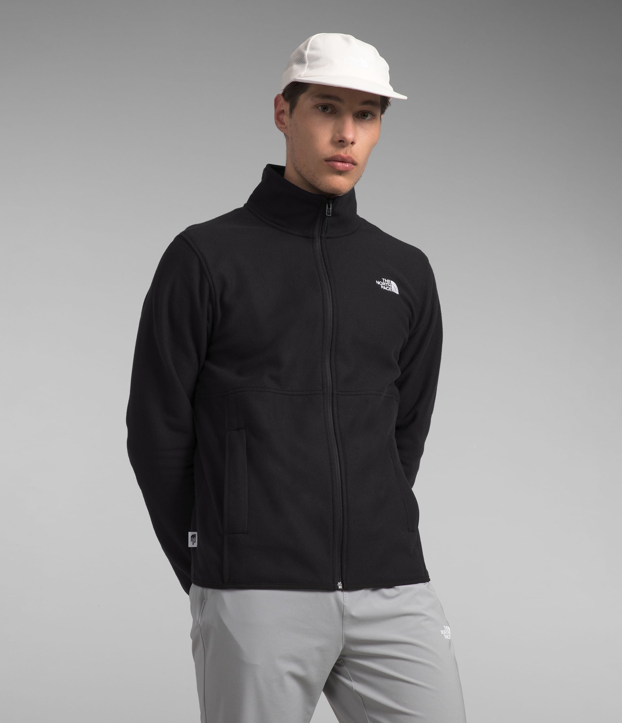 Chompa Alpine Polartec 100 Jacket Negra Hombre The North Face - imagen 1