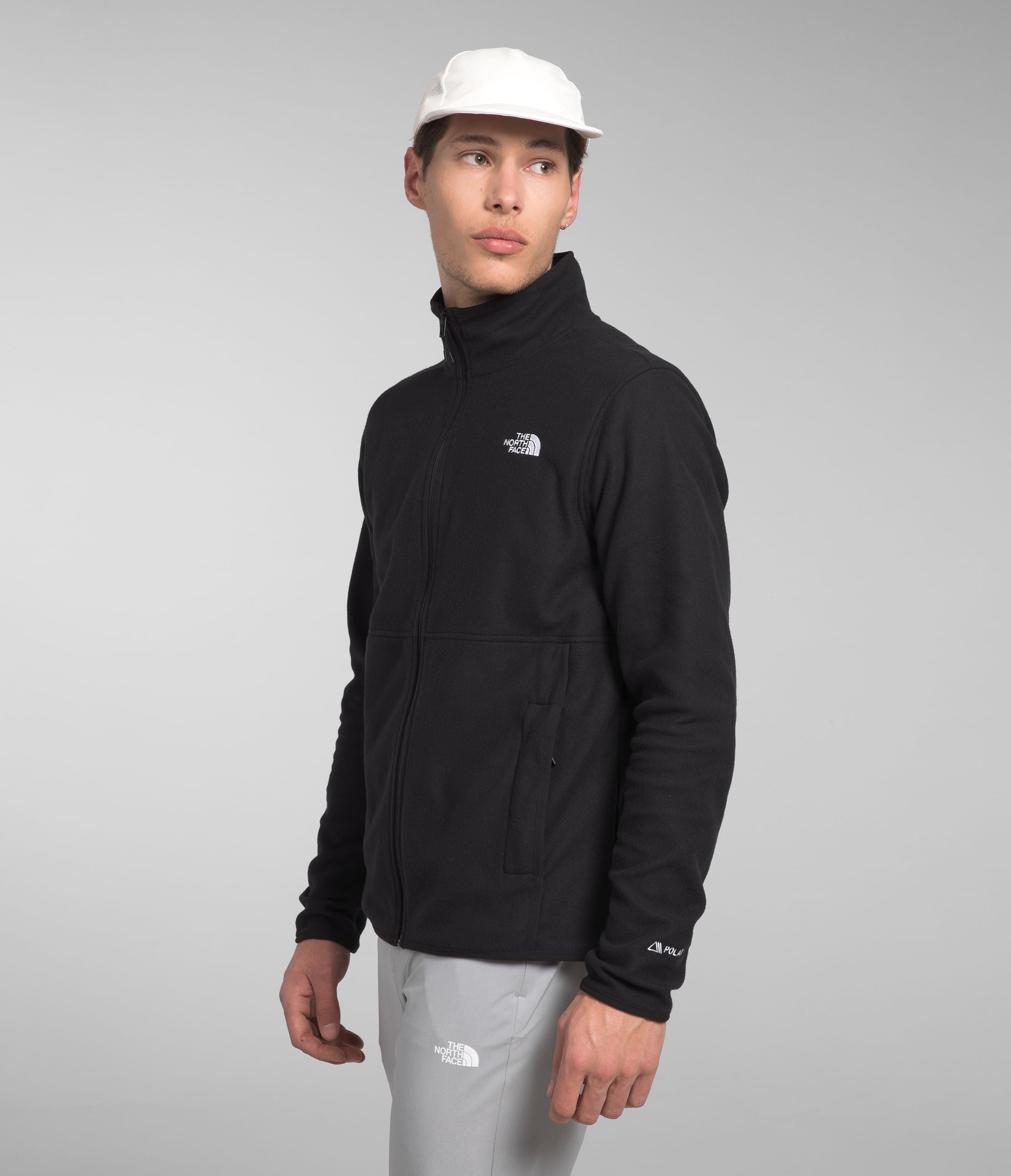 Chompa Alpine Polartec 100 Jacket Negra Hombre The North Face - imagen 3