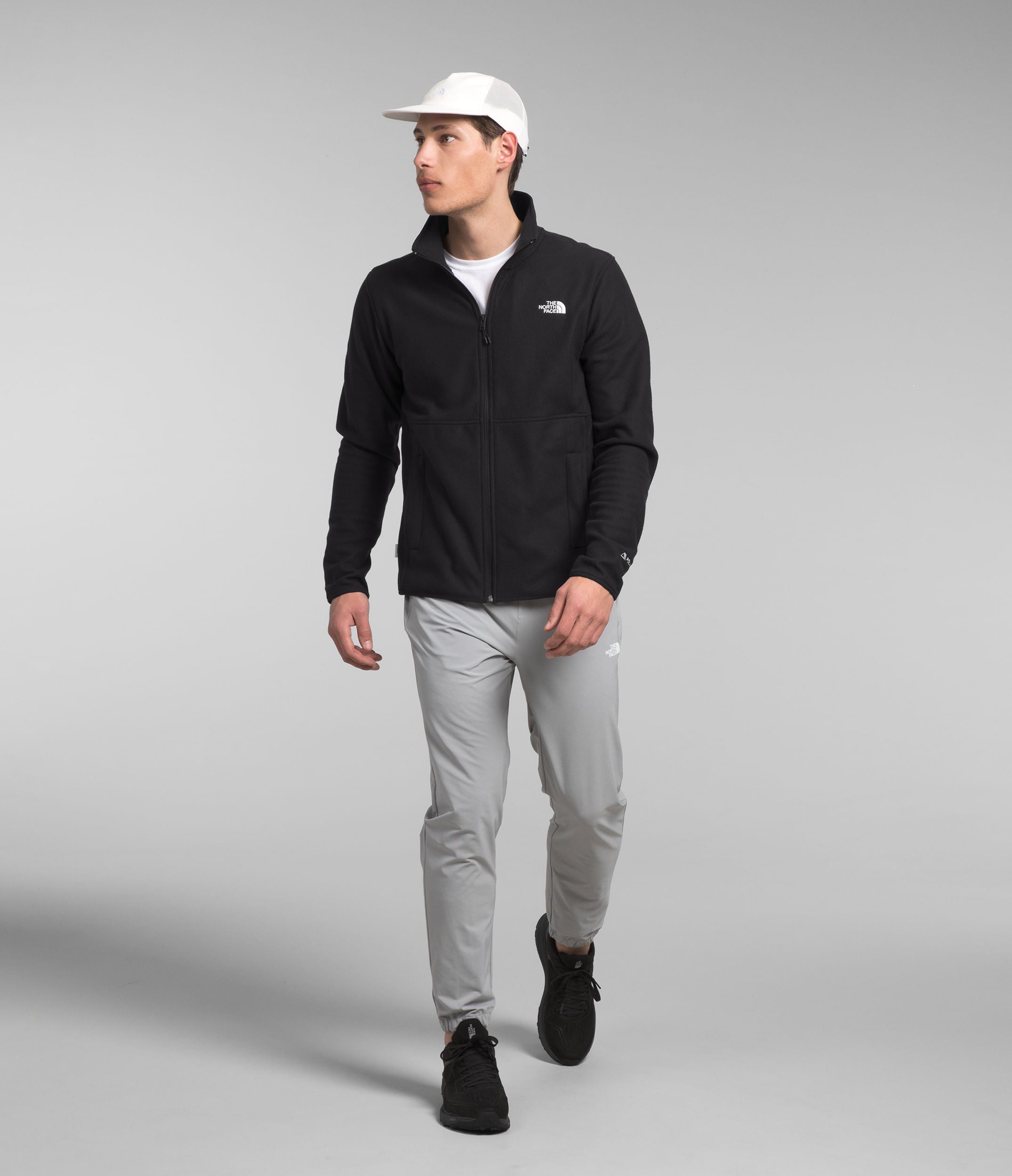 Chompa Alpine Polartec 100 Jacket Negra Hombre The North Face - imagen 4