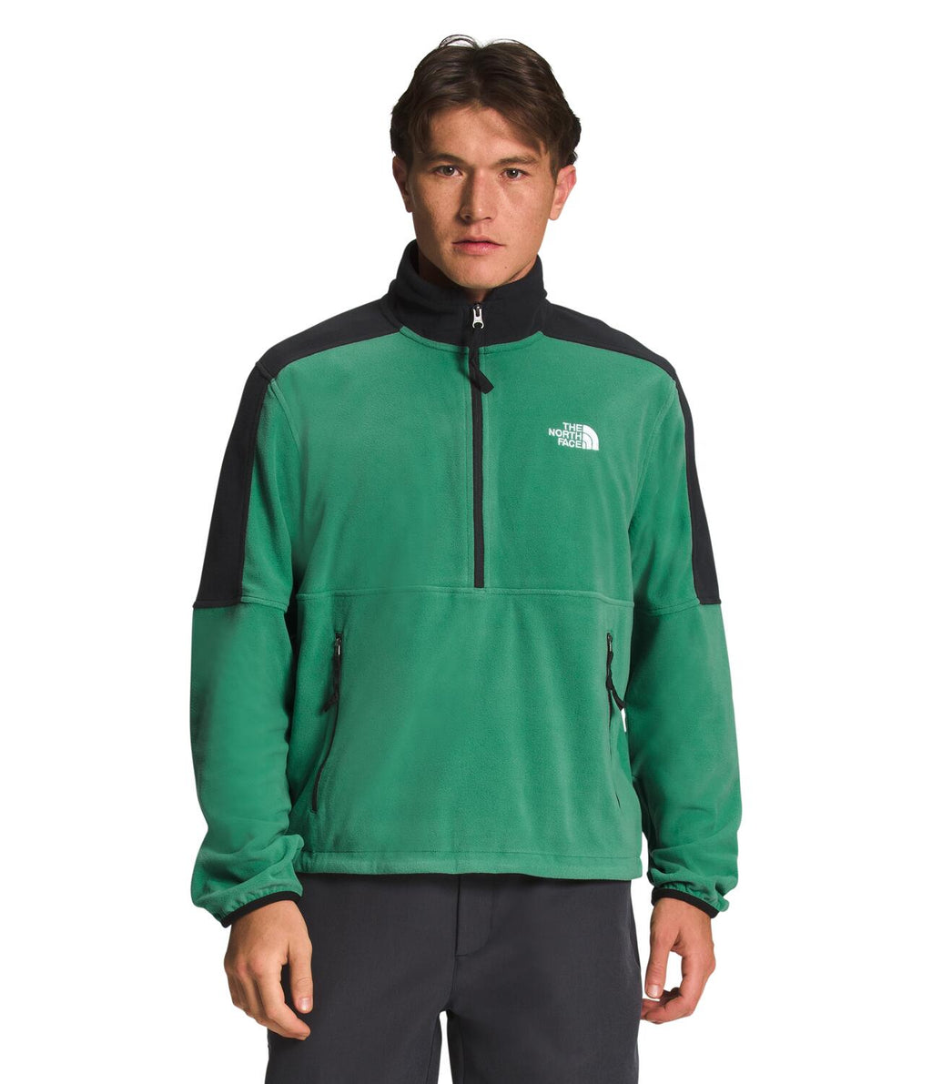 Buzo TNF Polartec 100 1/4 Zip Verde Hombre The North Face - imagen 1