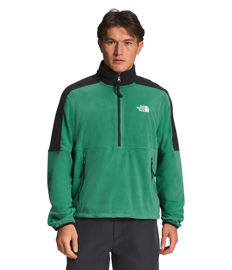 Buzo TNF Polartec 100 1/4 Zip Verde Hombre The North Face - imagen 1