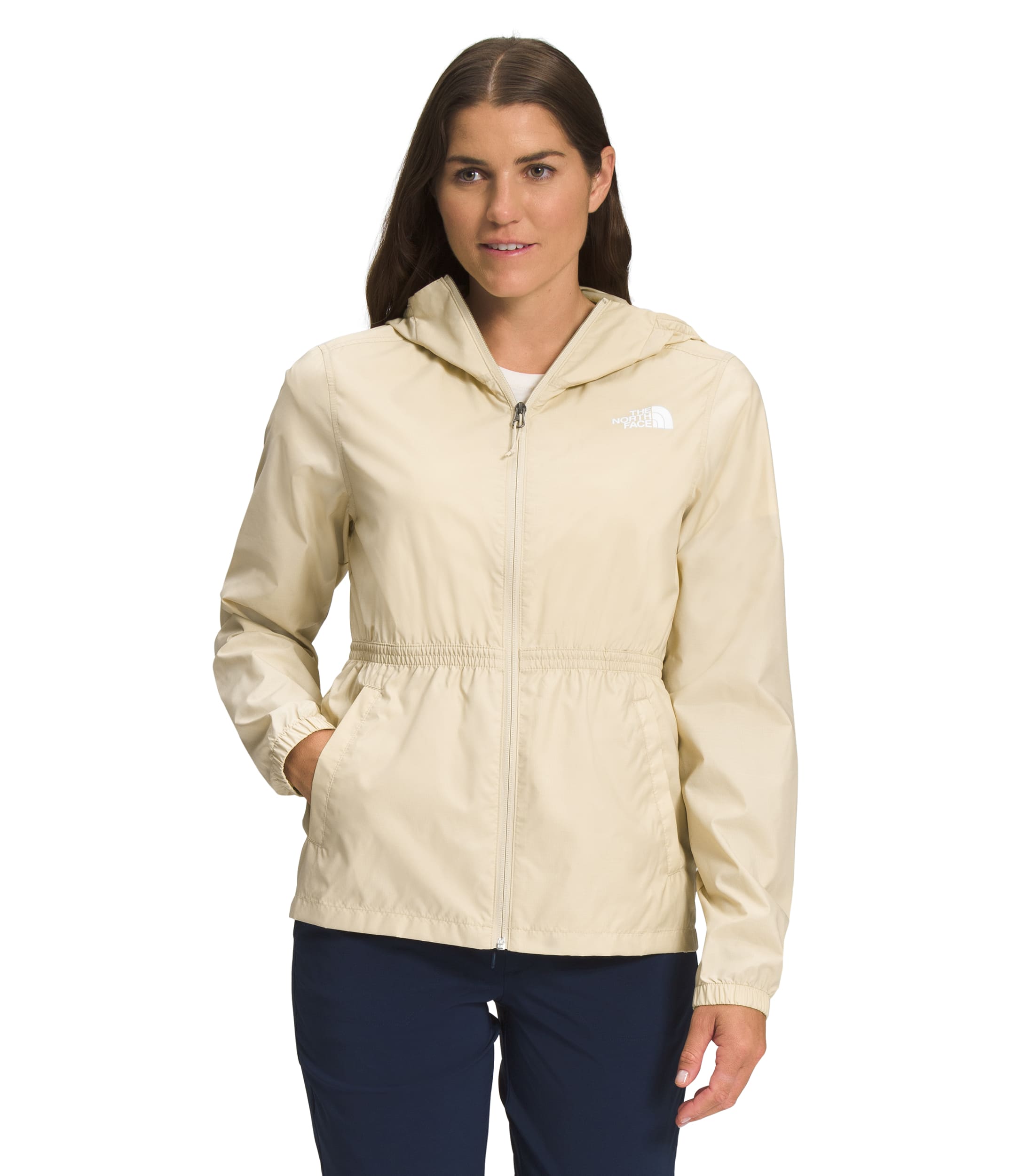 Chompa Novelty Cyclone Wind Beige Rompevientos Mujer The North Face - imagen 1