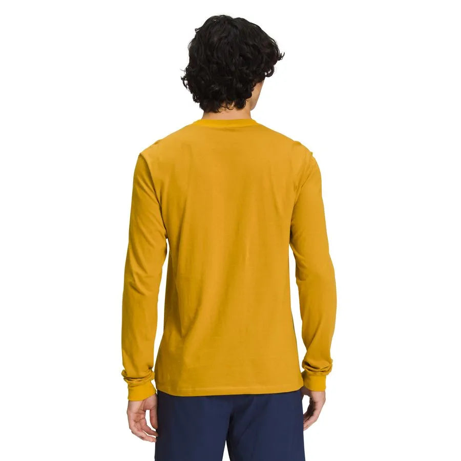 Camiseta L/S Half Dome Tee Amarilla Hombre The North Face - imagen 2