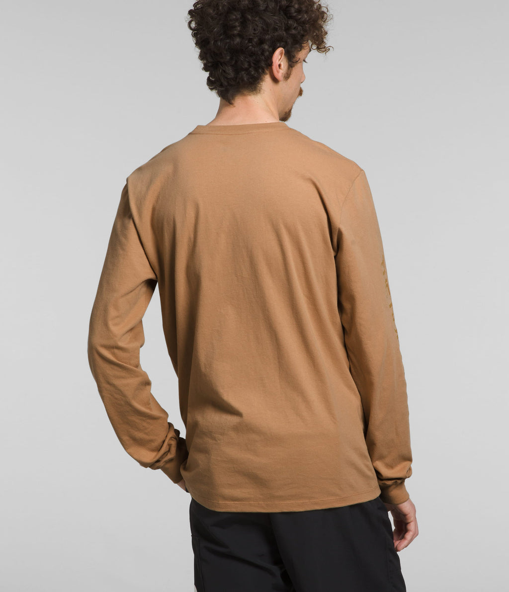 Camiseta L/S Sleeve Hit Graphic Tee Café Hombre The North Face - imagen 2