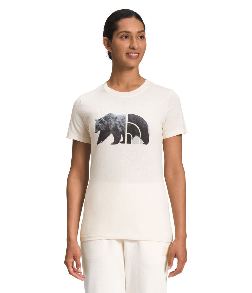 Camiseta S/S Triblend Bear Tee Blanca Mujer The North Face - imagen 1