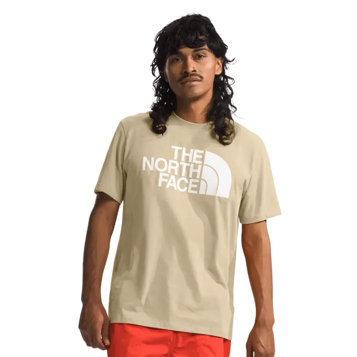 Camiseta S/S Half Dome Tee Beige Hombre The North Face - imagen 2