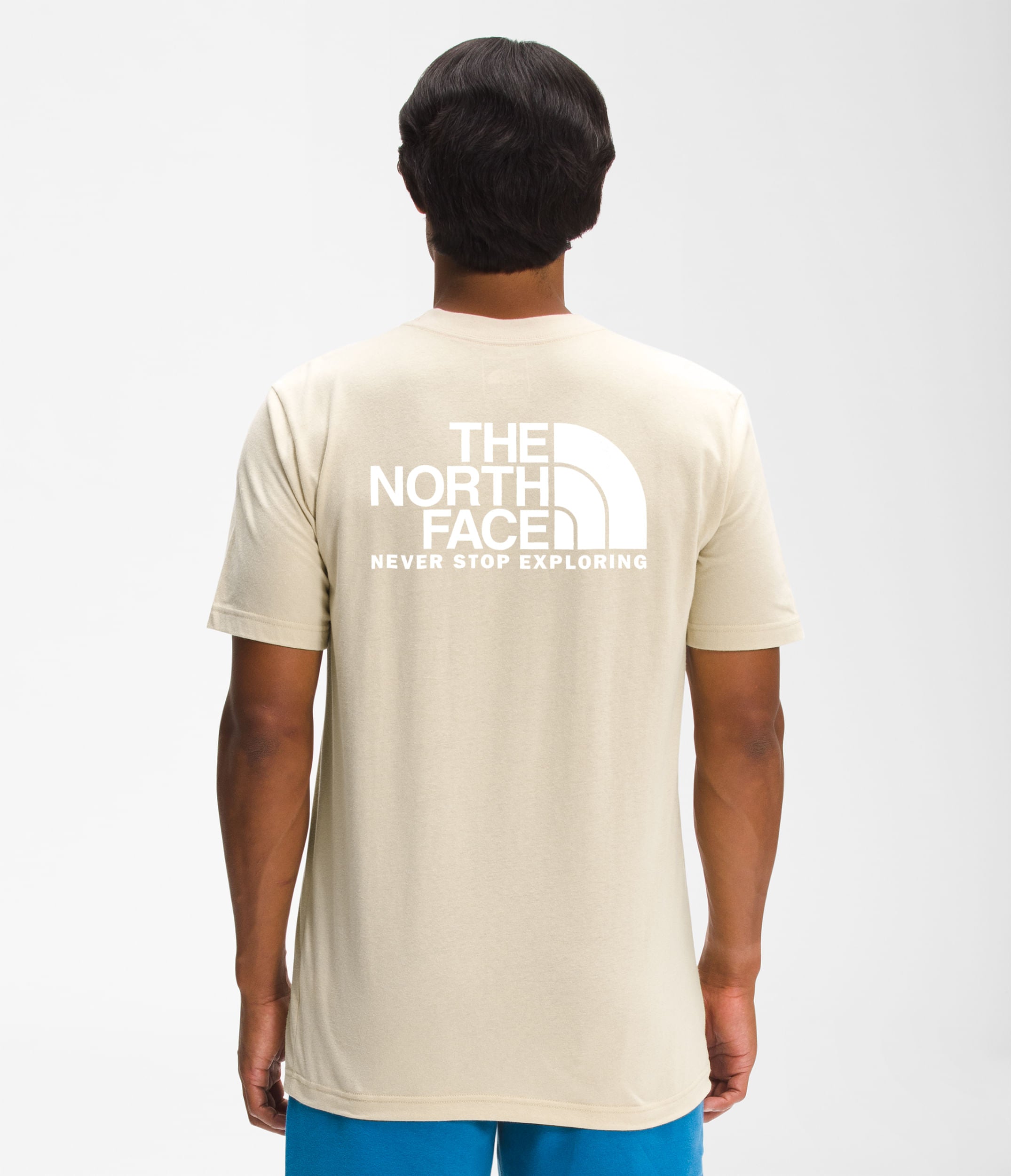 Camiseta S/S Throwback Tee Beige Hombre The North Face