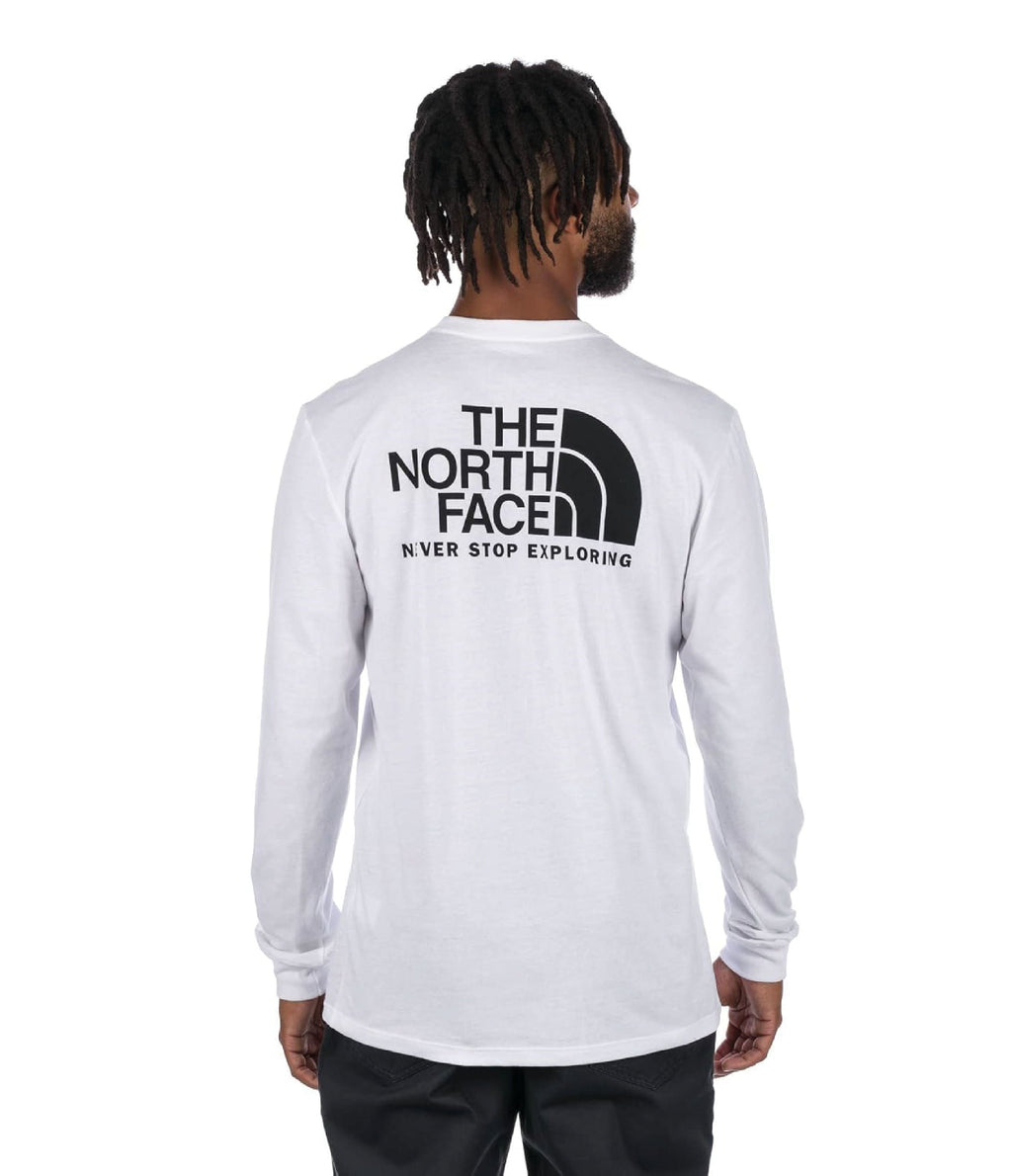 Camiseta L/S Throwback Tee Blanca Hombre The North Face - imagen 2