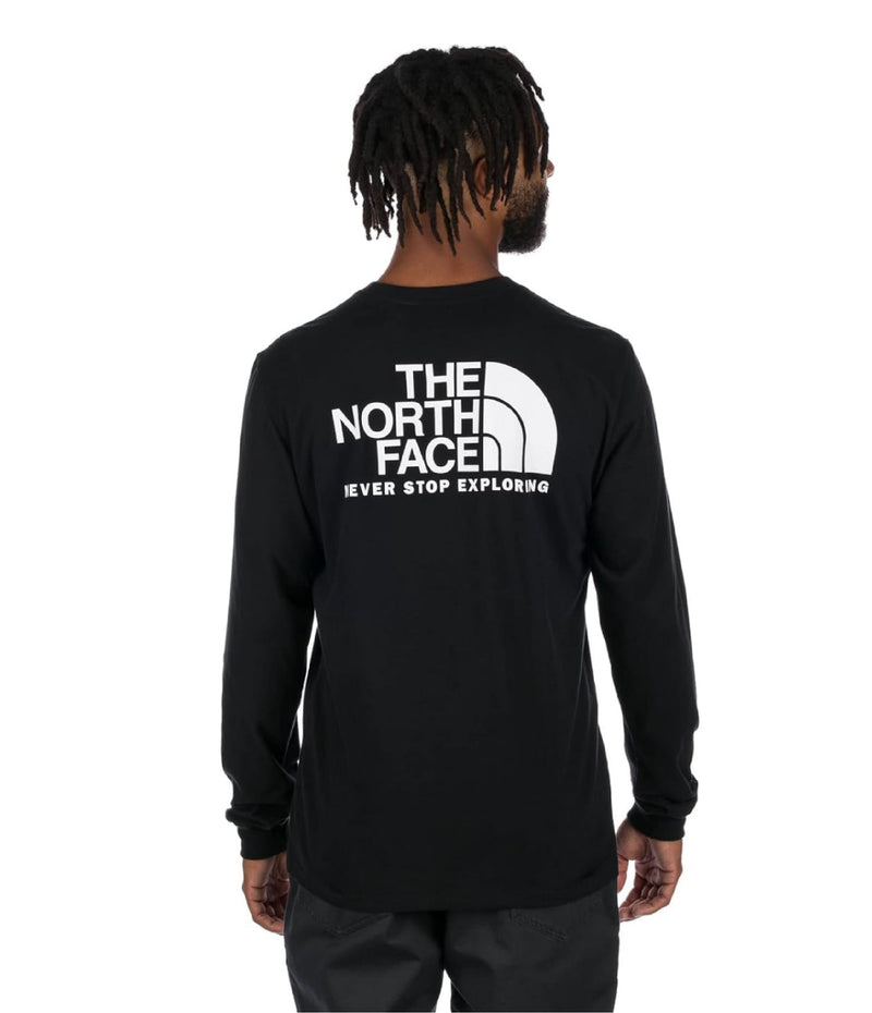 Camiseta L/S Throwback Tee Negra Hombre The North Face - imagen 2