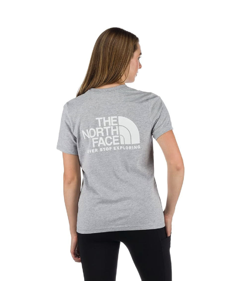 Camiseta S S Throwback Tee Gris Mujer The North Face - imagen 2