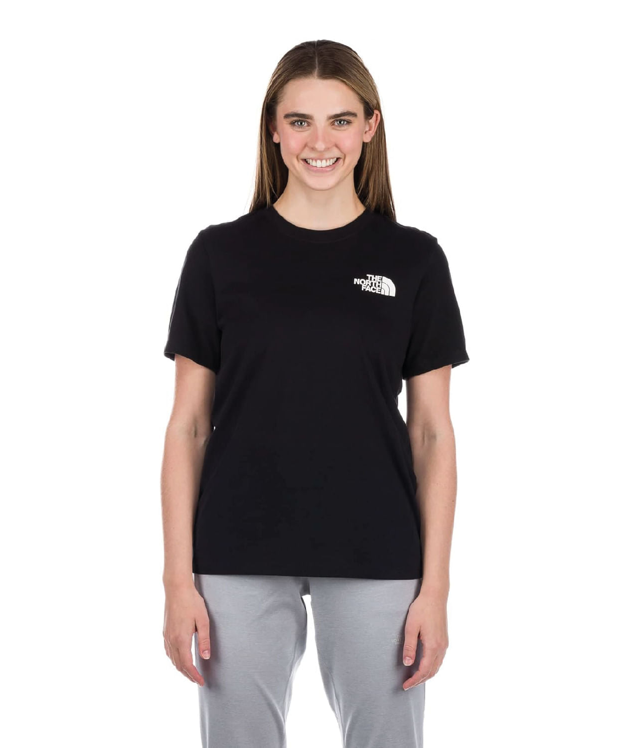 Camiseta S S Throwback Tee Negro Mujer The North Face - imagen 1
