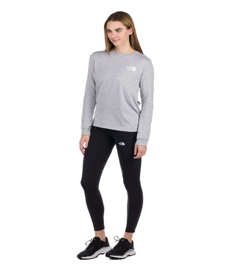Camiseta L/S Throwback Tee Gris Mujer The North Face - imagen 3