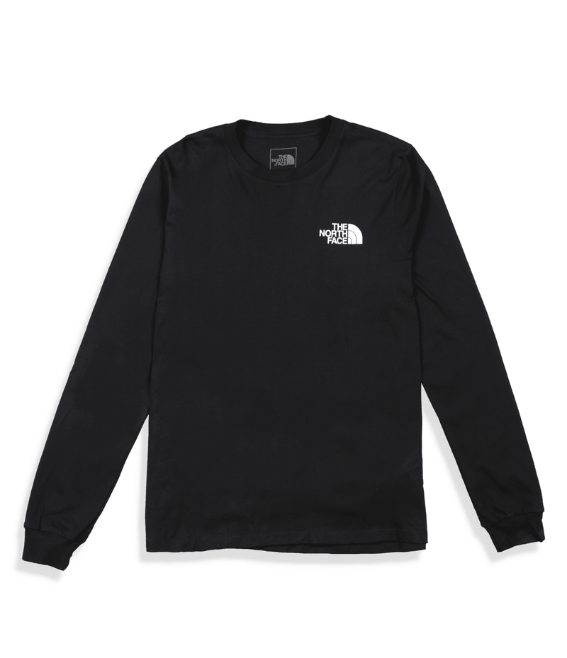 Camiseta L/S Throwback Tee Negra Mujer The North Face - imagen 2
