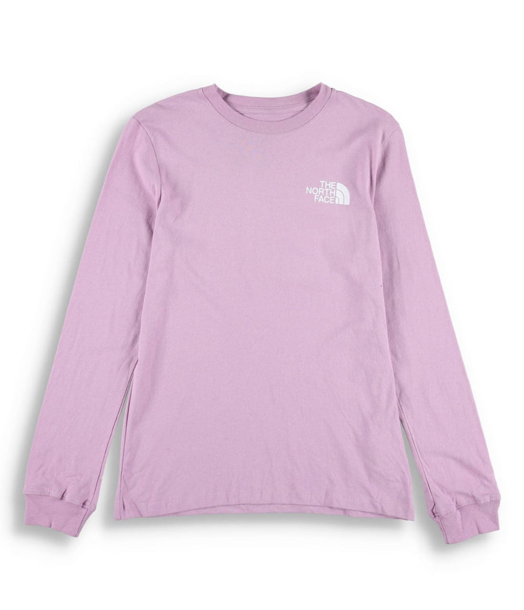 Camiseta L/S Throwback Tee Purpura Mujer The North Face - imagen 1
