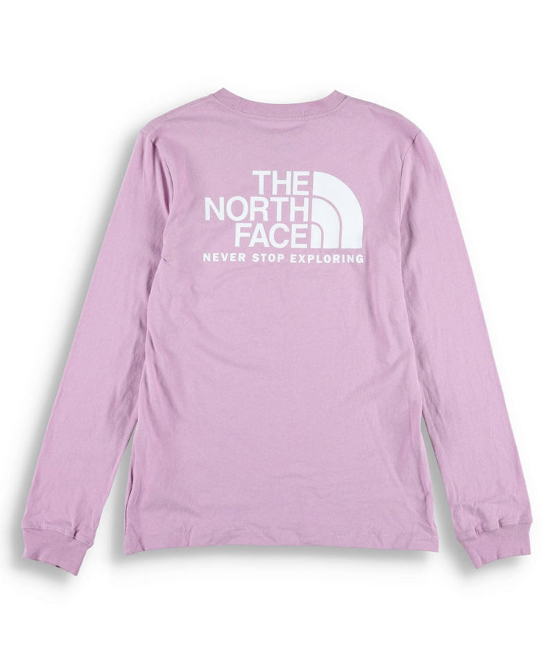 Camiseta L/S Throwback Tee Purpura Mujer The North Face - imagen 2