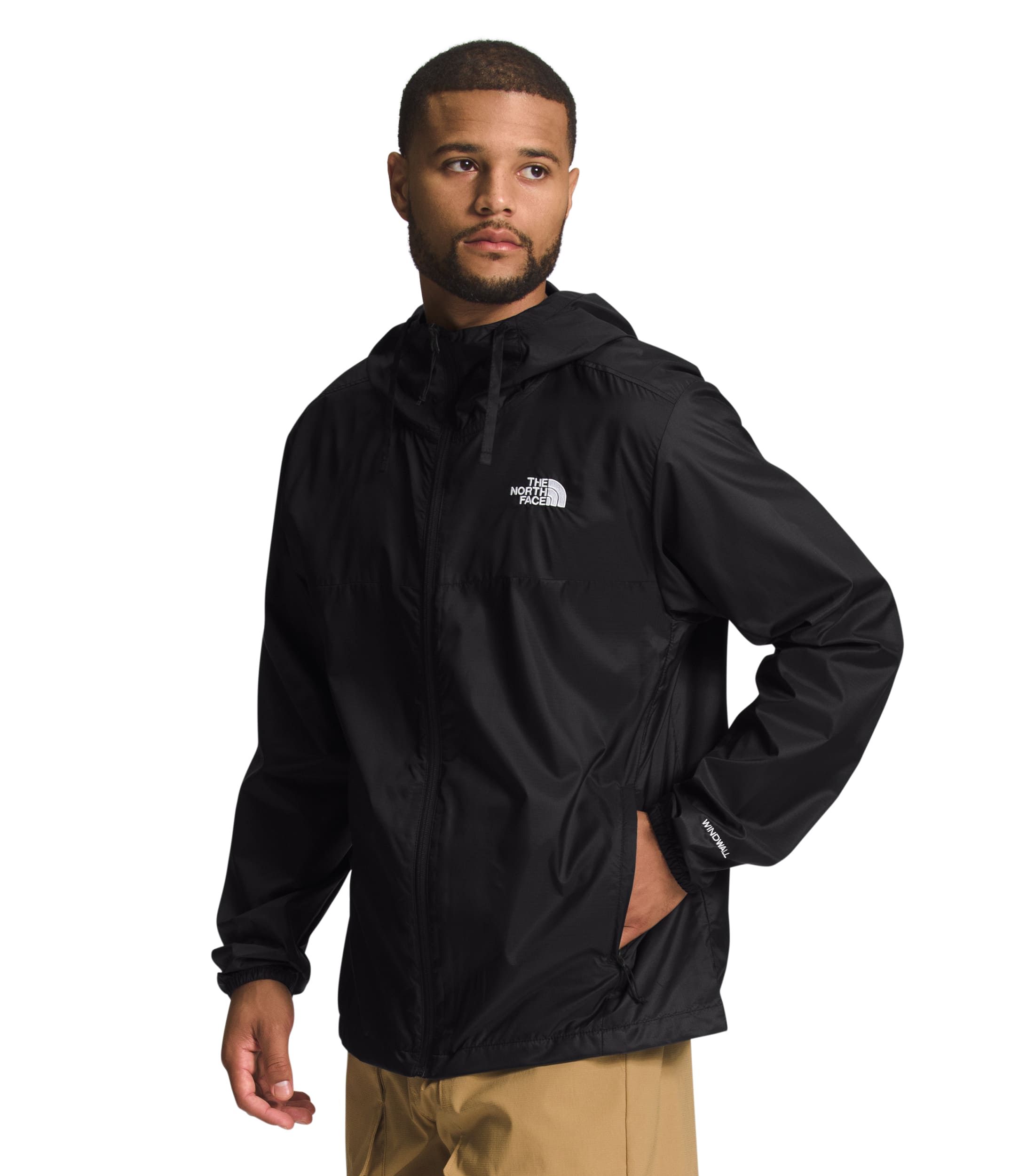 Chompa Cyclone Jacket 3 Negra Rompevientos Hombre The North Face - imagen 3