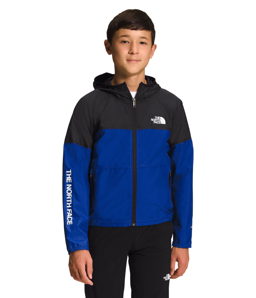 Chompa Never Stop Hooded Wind Rompevientos Azul Niño The North Face - imagen 1