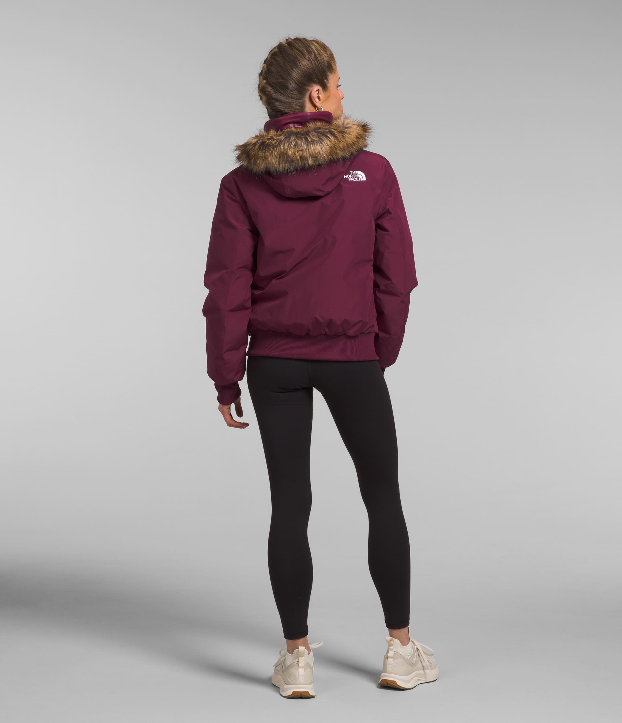 Chompa Arctic Bomber Térmica Morada Mujer The North Face