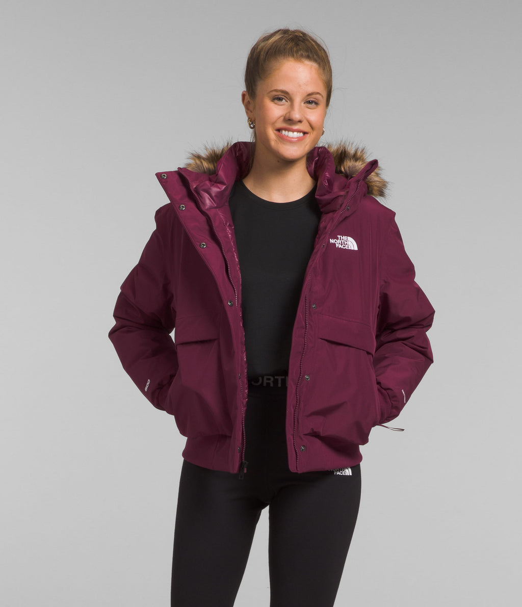 Chompa Arctic Bomber Térmica Morada Mujer The North Face