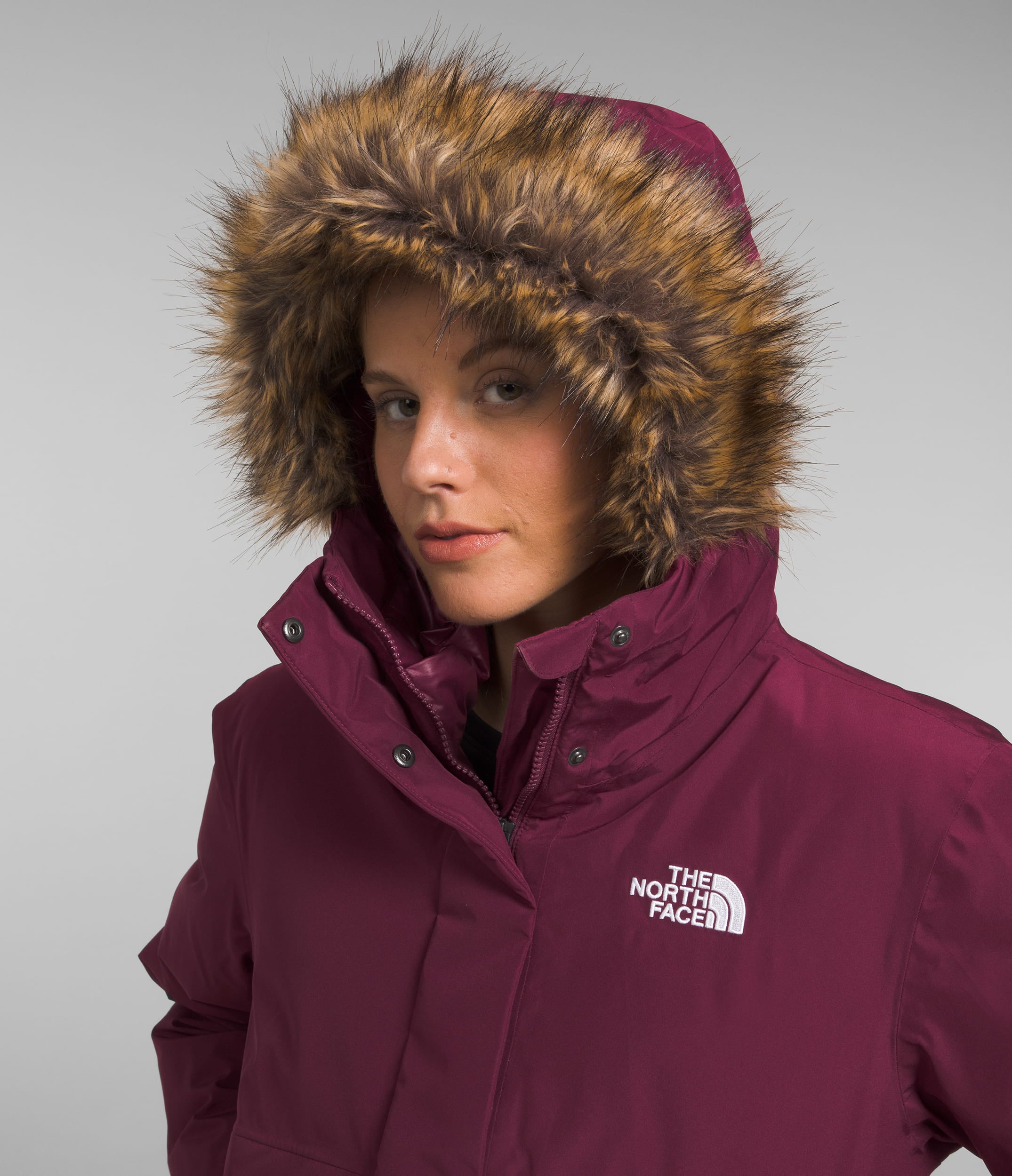 Chompa Arctic Bomber Térmica Morada Mujer The North Face