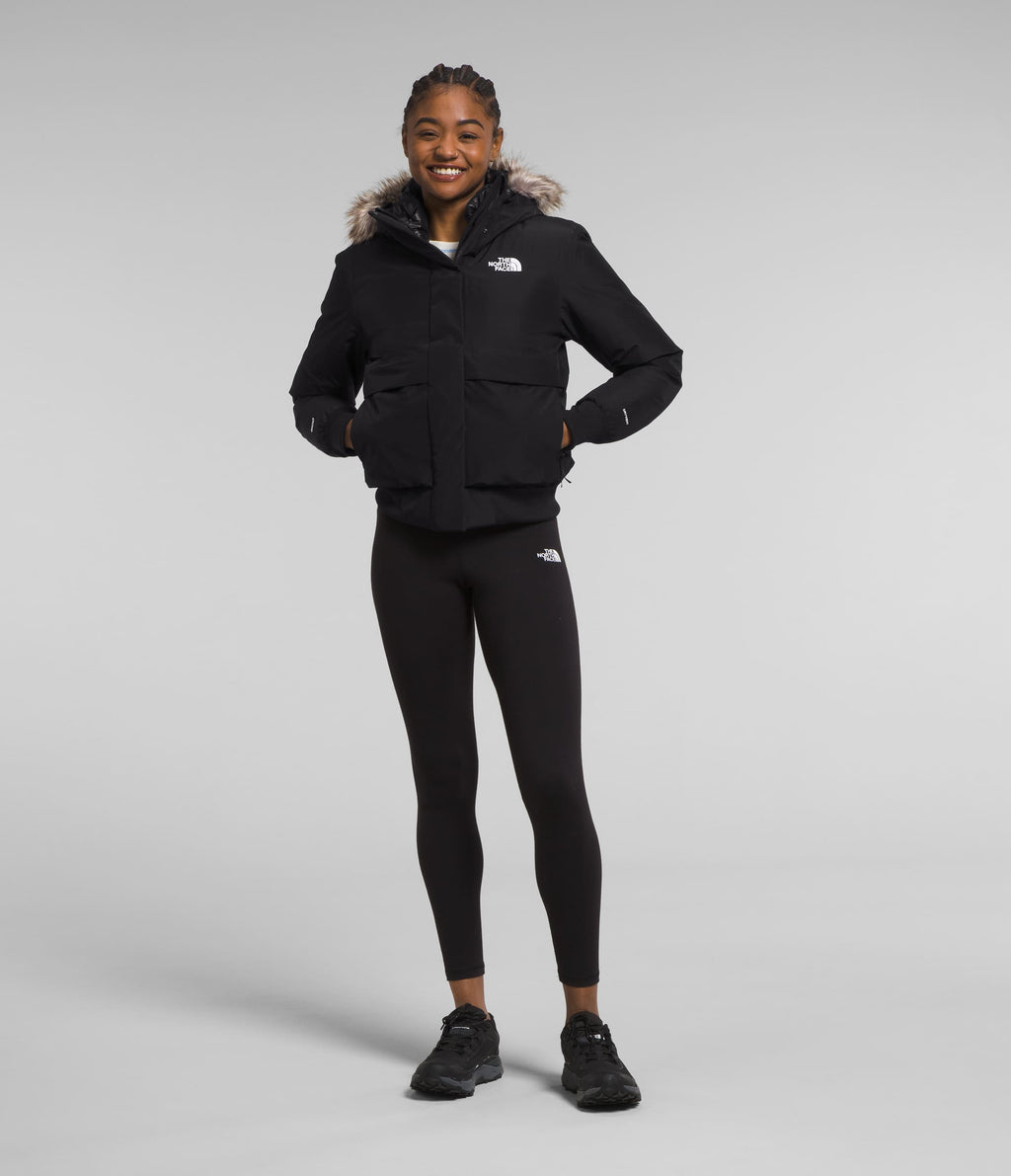 Chompa Arctic Bomber Térmica Negra Mujer The North Face