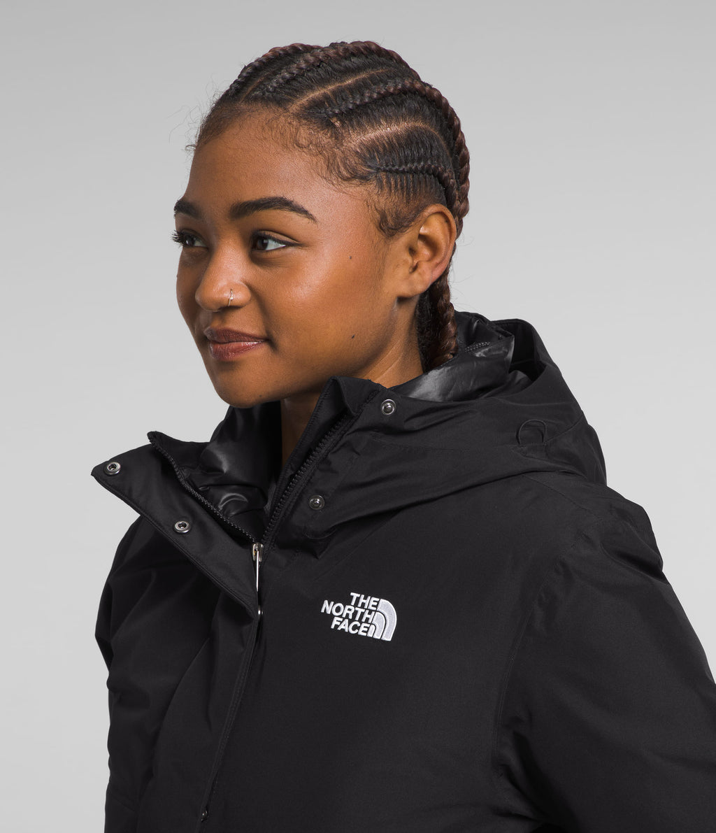 Chompa Arctic Bomber Térmica Negra Mujer The North Face