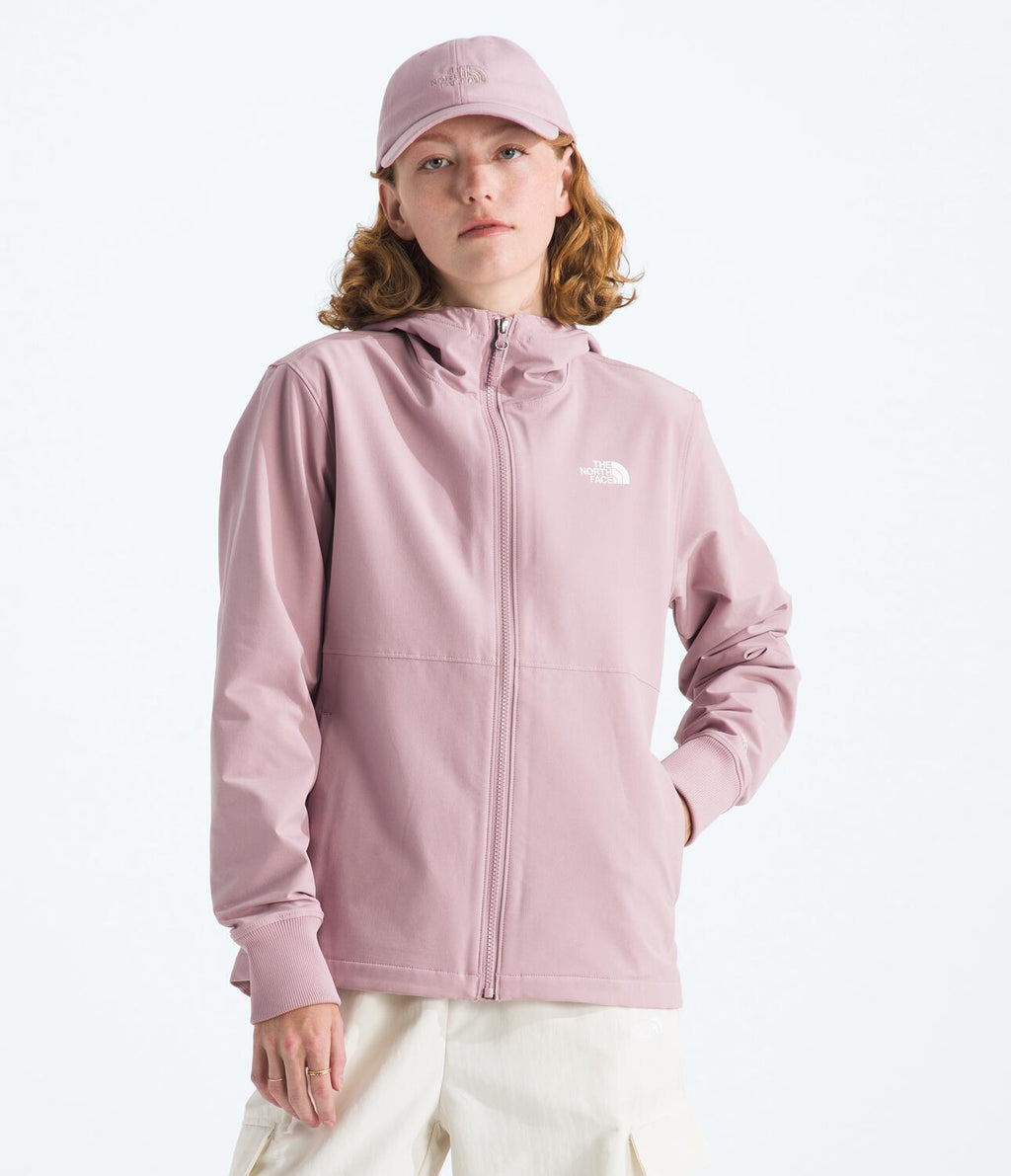Chompa Rompevientos Shelbe Raschel Hoodie Rosado Mujer The North Face
