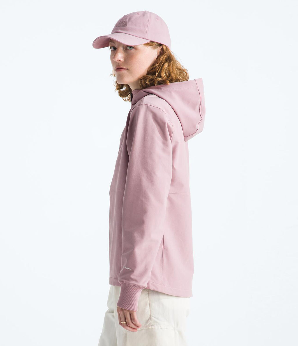 Chompa Rompevientos Shelbe Raschel Hoodie Rosado Mujer The North Face