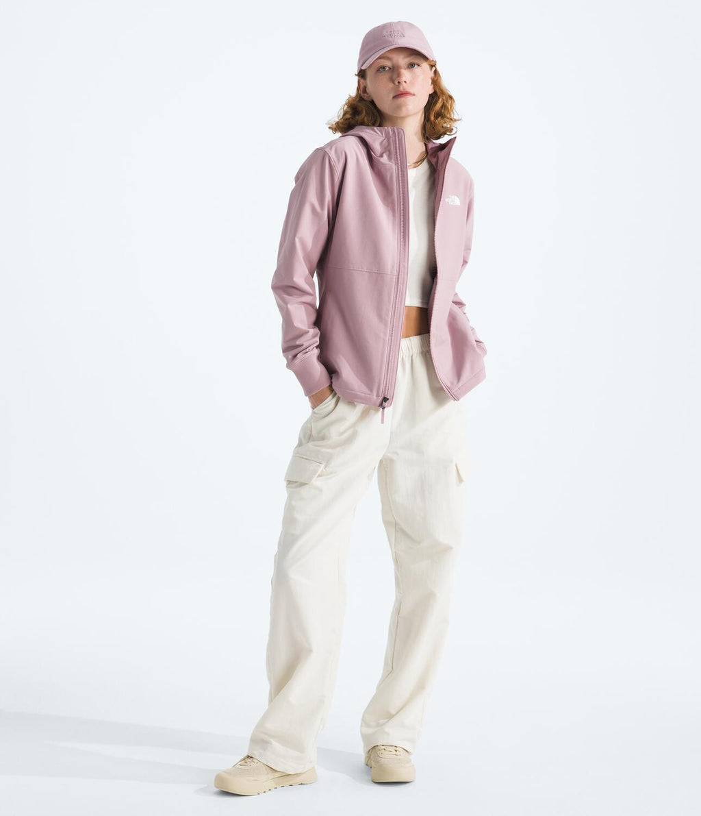 Chompa Rompevientos Shelbe Raschel Hoodie Rosado Mujer The North Face
