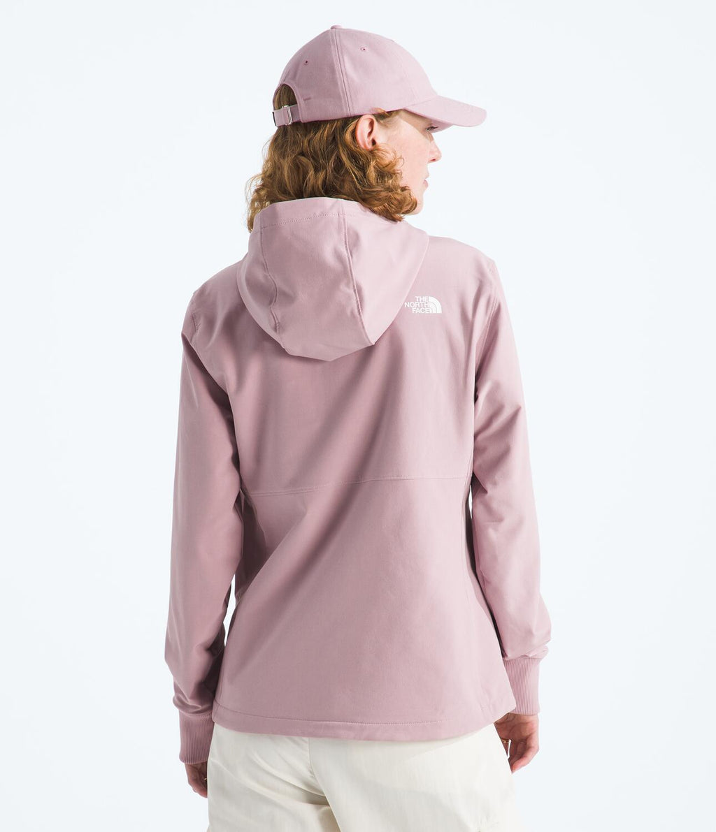 Chompa Rompevientos Shelbe Raschel Hoodie Rosado Mujer The North Face