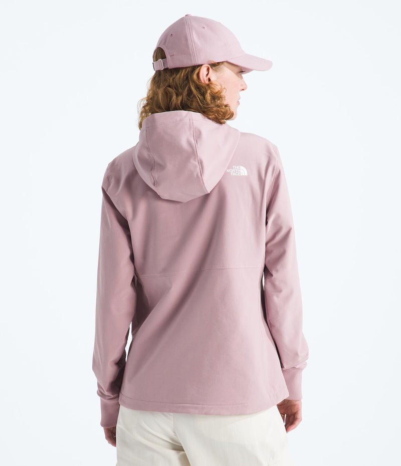 Chompa Rompevientos Shelbe Raschel Hoodie Rosado Mujer The North Face