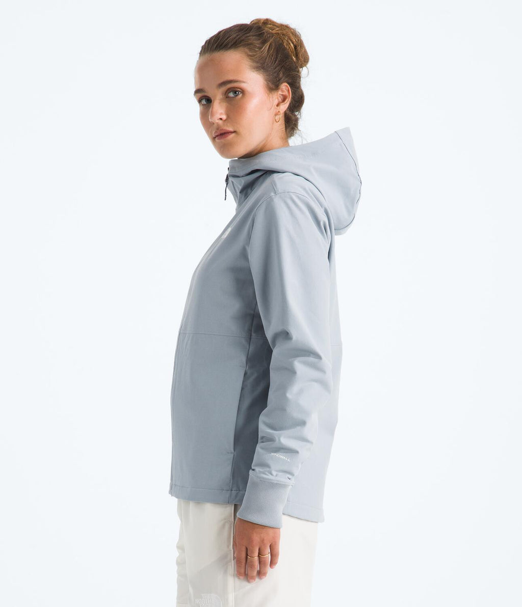 Chompa Rompevientos Shelbe Raschel Hoodie Gris Mujer The North Face