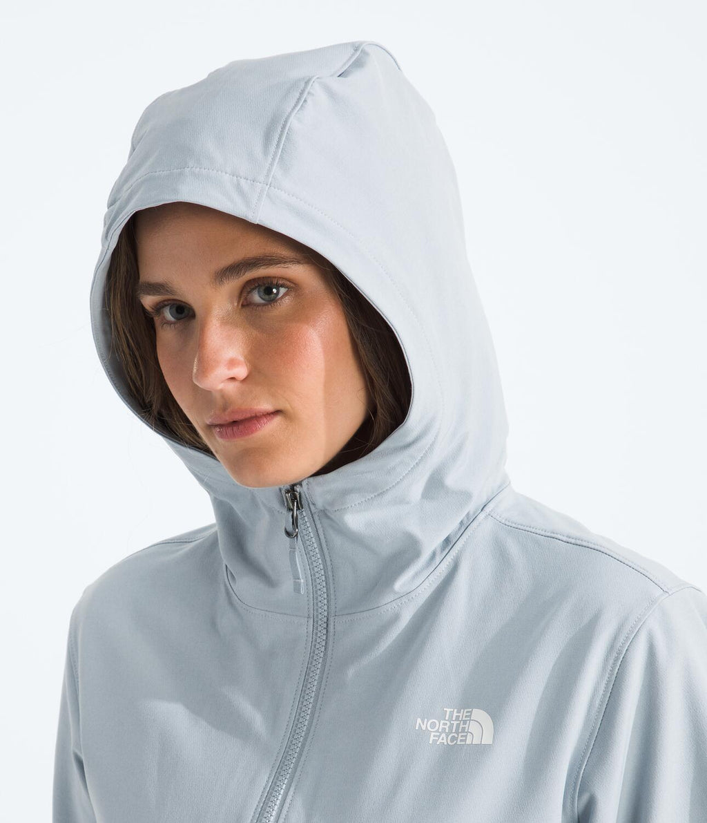 Chompa Rompevientos Shelbe Raschel Hoodie Gris Mujer The North Face