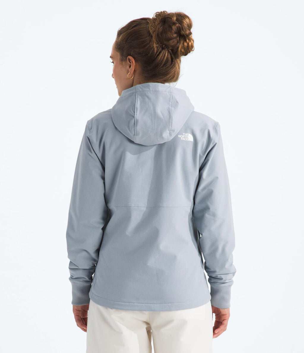 Chompa Rompevientos Shelbe Raschel Hoodie Gris Mujer The North Face