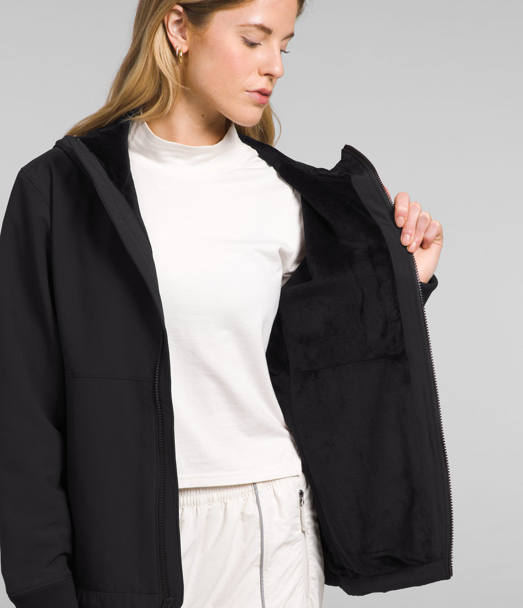 Chompa Shelbe Raschel Hoodie Negra Mujer The North Face