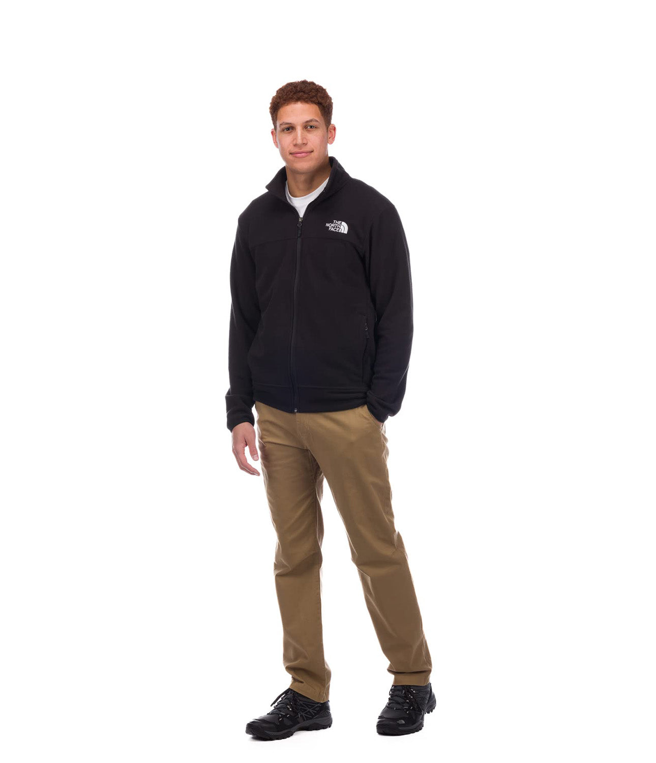 Chompa Polar Anchor Full Zip Hoodie Negro Hombre The North Face