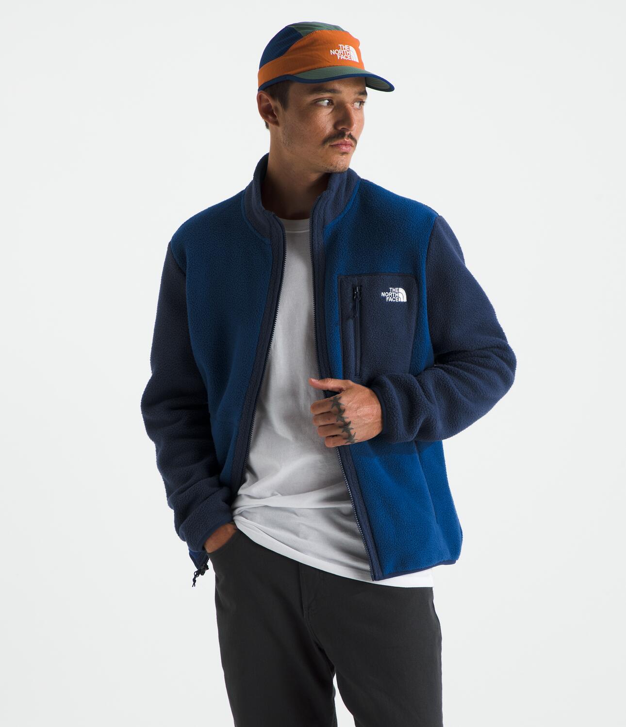 Buzo Yumiori Full Zip Azul Hombre The North Face - imagen 1