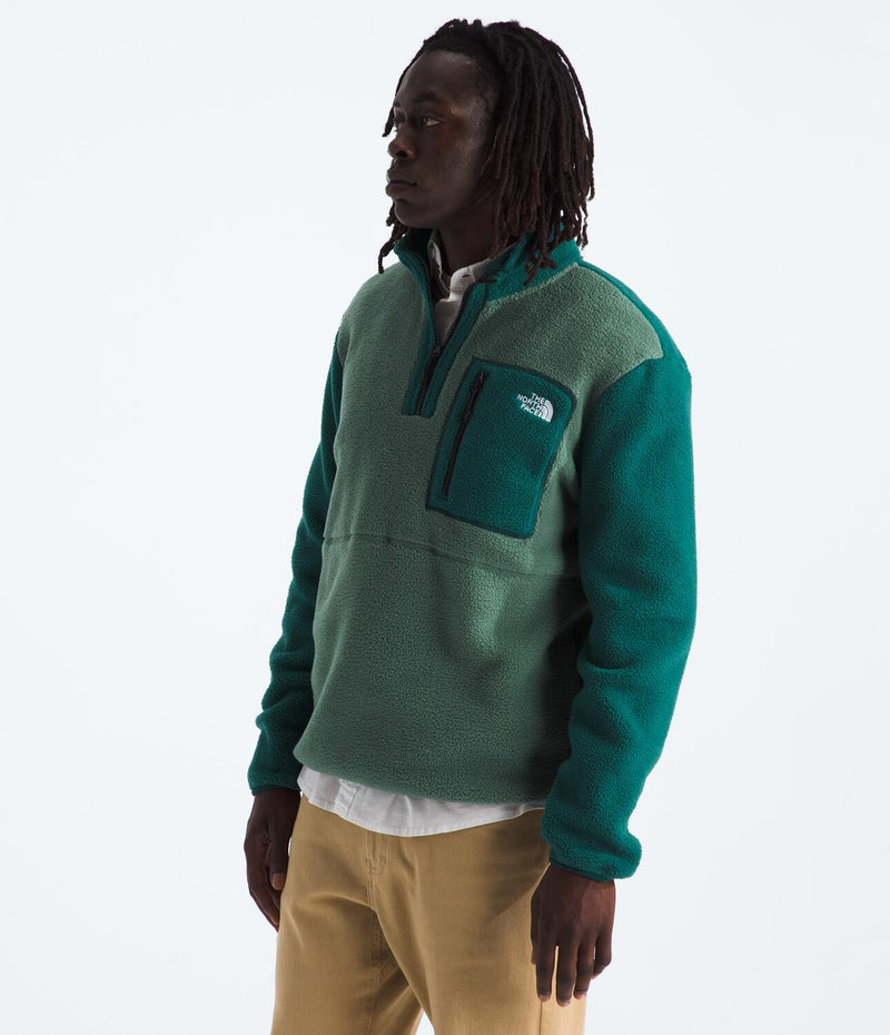 Buzo Yumiori 1/4 Zip Verde Hombre The North Face - imagen 2