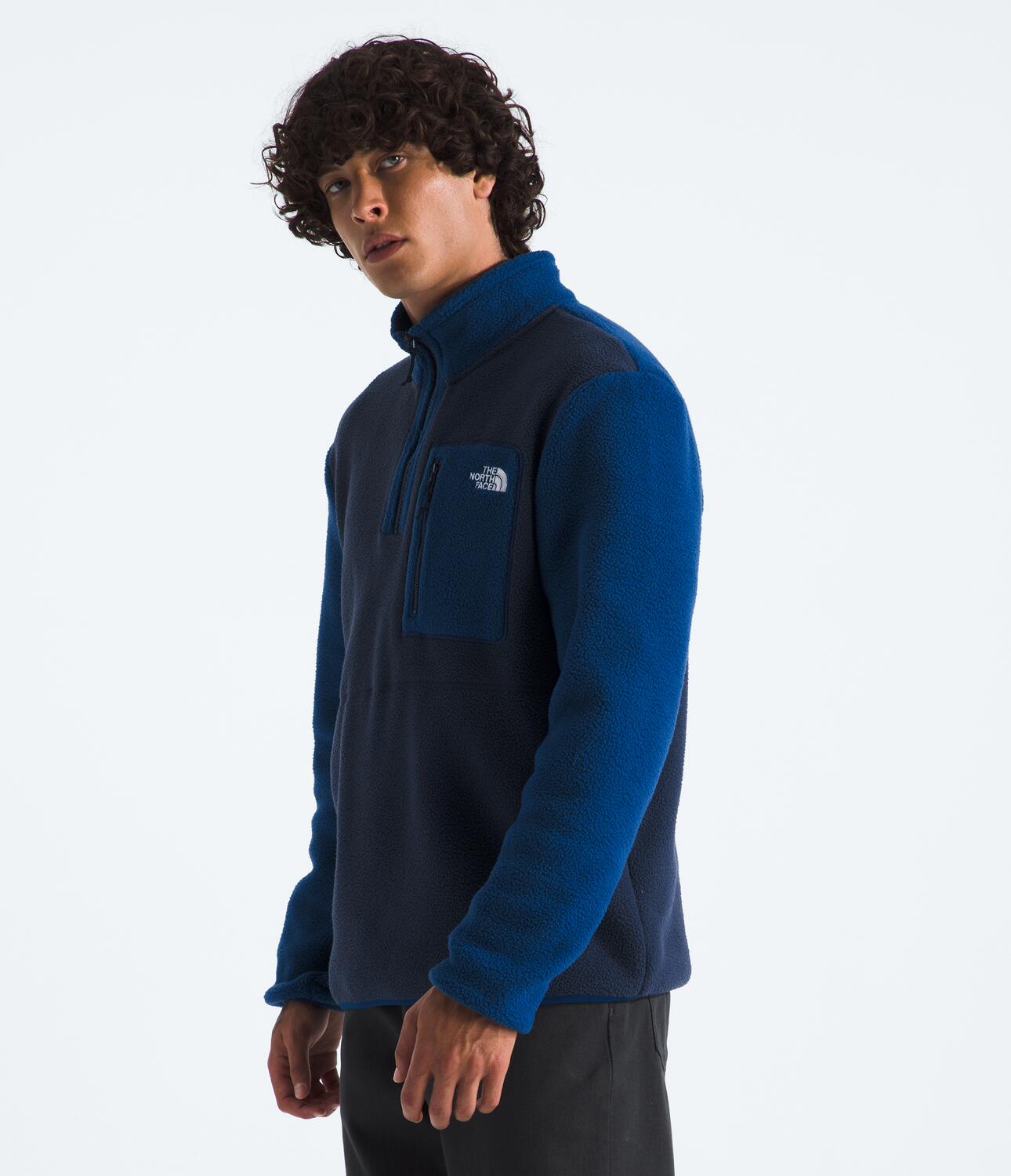 Buzo Yumiori 1/4 Zip Azul Hombre The North Face - imagen 2