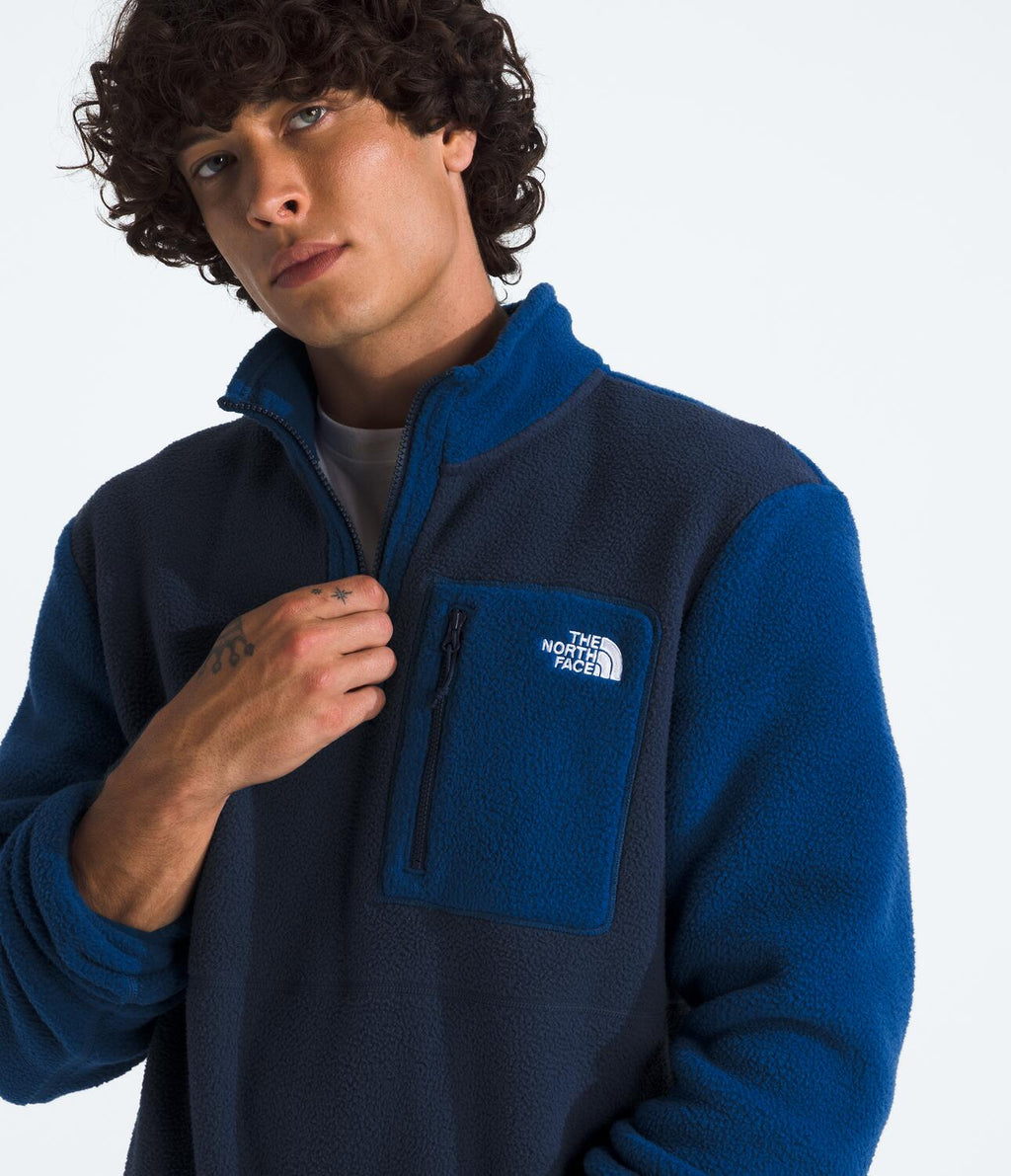 Buzo Yumiori 1/4 Zip Azul Hombre The North Face - imagen 4