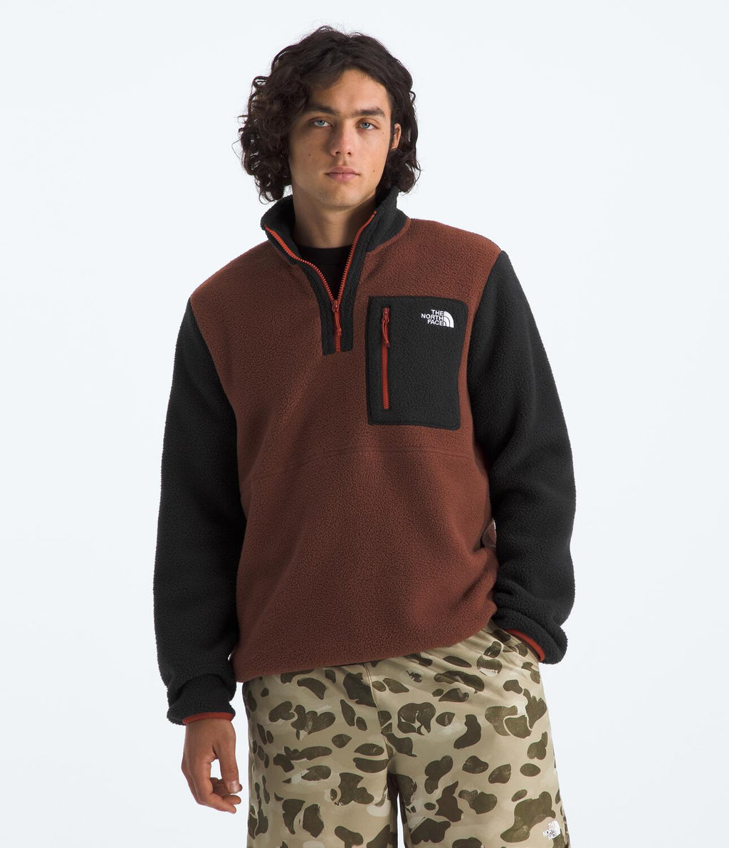 Buzo Polar Yumiori 1/4 Zip Café Hombre The North Face
