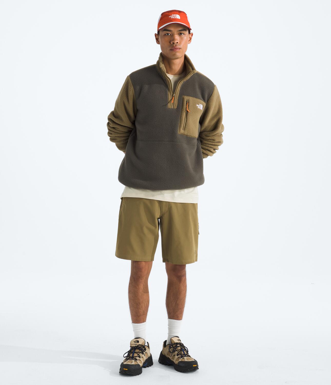 Chompa Polar Yumiori 1/4 Zip Verde Hombre The North Face